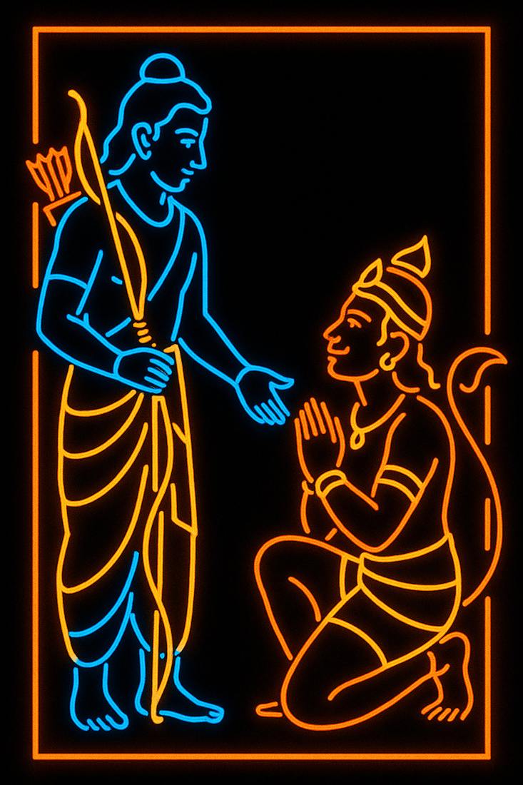 Ram Meets Hanuman