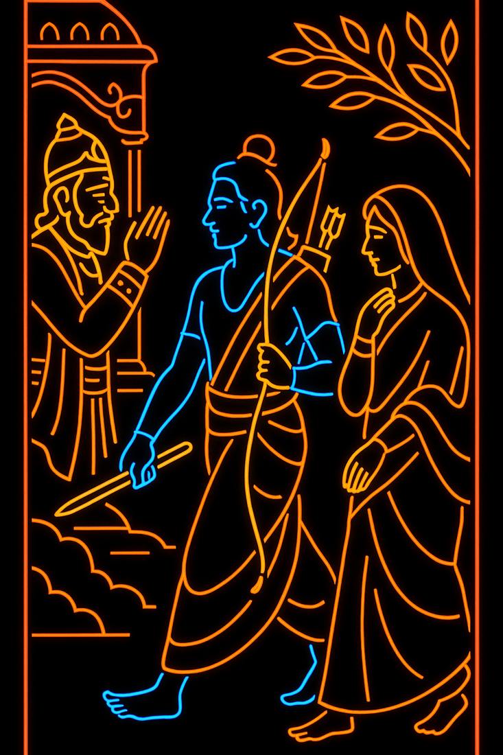 Ram Leaves Ayodhya